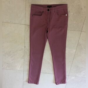 Escada Pink Straight-Leg Jeans . Size 34 (  S )